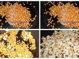 Quick and  easy homemade popcorn