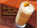 Snickers Nutella Milkshake