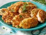 Breaded Chicken Tenders with Fresh Rosemary and Parmesan