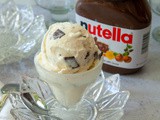 Creme Fraiche Ice Cream Recipe with Nutella Chunks