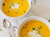 Curried Butternut Squash Soup with Coconut Milk