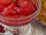 Raspberry-Marinated Grapefruit