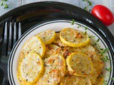 Roasted Yellow Squash with Parmesan