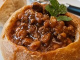 Susie’s Cincinati Chili in Home-baked Bread Bowls