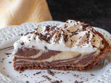 Zebra Cream Pie: a Striped Chocolate and Vanilla Cream Pie Recipe