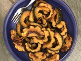 Roasted Squash with Maple and Ginger Glaze