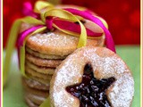 Linzer Cookies – Eggless