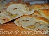 Trecce di pane farcite