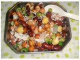 Gujarati Kadhi - a curd based besan curry
