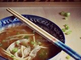Cantonese Wonton Noodles soup ~ Vegetarian Version