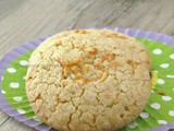 Eggless Coconut Cookies / Super Crunchy Coconut Cookies