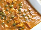 Mutter Peas Masala / Paneer Peas curry