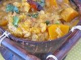Parankigai  Kootu / பரங்கிக்காய் கூட்டு / Yellow Pumpkin curry