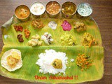 ஒணம் சத்யா - 2 | Onam Sadya -2 | Kerala Lunch Recipes | Onam Sadya Recipes