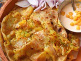 Naan Recipe (Aloo Pyaz Dhaba Style)