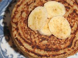 Banana oat blender pancakes