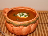 Carrot-ginger soup
