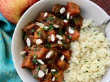 Moroccan apple and sweet potato beef stew #AppleWeek