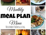 November Meal Plan
