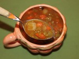 Smoky split pea soup