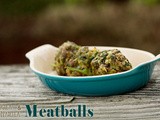 Arugula Mozzarella Meatballs