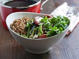 Radish and Asparagus Wild Rice Salad