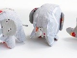 Savvy Sewing: Stuffed Baby Elephants
