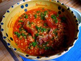 Perlgraupen,Tomaten,Zwiebel