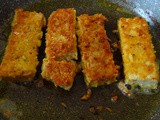Seiden Tofu,Frisee Salat,Kartoffel Mix