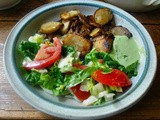 Topinambur,Dip,Salat, vegetarisch