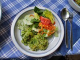 Zucchinispagetthi,Salate,vegan
