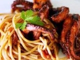 Spaghete cu caracatiță  a la napolitana
