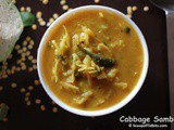 Cabbage Sambar