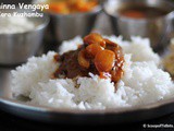 Chinna Vengaya Kara Kuzhambu or South Indian Style Shallots Gravy