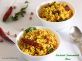 Instant Tamarind Rice or Puli Sadam or Puliyodharai