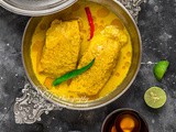 Bhapa Bhetki | Shorshe Bhapa Maach | Steamed Fish in Mustard Sauce