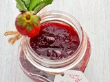Homemade Vegan Strawberry Rose Jam | No Pectin/Preservatives | No Artificial Colors