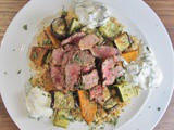 Harissa-Marinated Lamb Salad