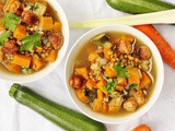 Sausage Lentil and Vegetable Soup