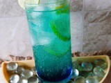 Blue Lagoon Mocktail | Blue Curacao Summer Drink