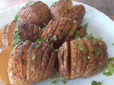 Garlic Butter Hasselback Potatoes With Herbs Oven Roasted