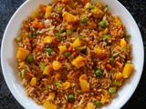 Pineapple Fried Rice Vegetarian Tropical Twist