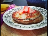 Banana + Strawberry Pancakes