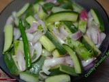Crunchy Cucumber Salad / Microwave Cucumber Salad