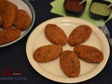 Vegetable Cutlet Recipe / Mixed Vegetable Cutlet Recipe / How to Make Veg Cutlet
