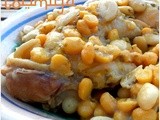 Djej kedra toumiya ovvero pollo kedra con mandorle e ceci, ricetta tradizionale marocchina per  La via dei sapori 