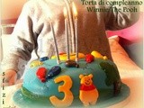 Torta di compleanno Winnie the pooh in 2d - ricetta senza latte e derivati