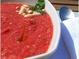 Zuppa estiva a base di pomodori senza cottura e pronta in 5 minuti - Raw food