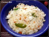 Coconut Rice / தேங்காய் சாதம்