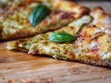 Pizza with Zucchini and Basil Pesto Recipe